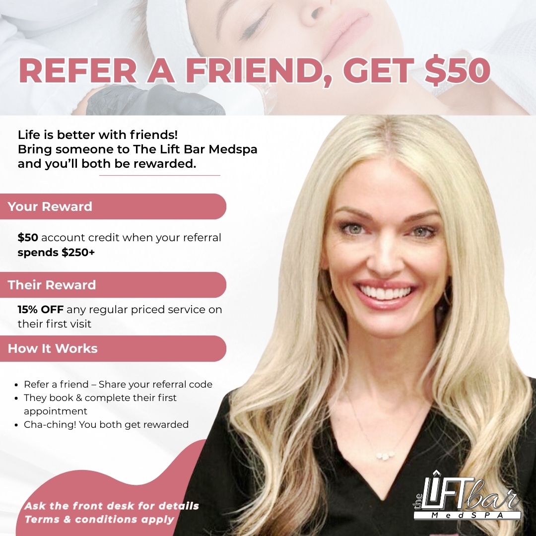The Lift Bar - Referral Program 875 x 1125 in 1080 x 1080 px | The Lift Bar